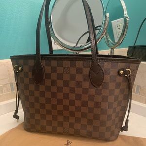 SOLD!! Louis Vuitton Damier Ebene Neverfull PM